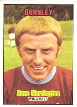 1970-71 A&BC Chewing Gum #45 Dave Merrington Front