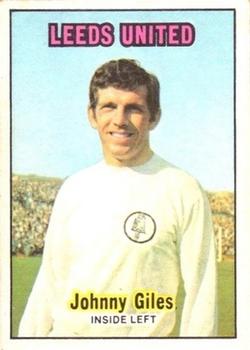 1970-71 A&BC Chewing Gum #55 Johnny Giles Front