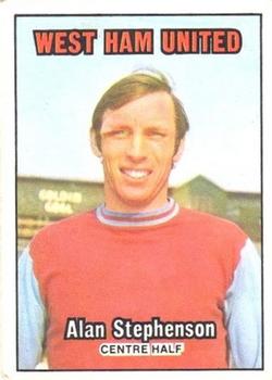 1970-71 A&BC Chewing Gum #64 Alan Stephenson Front