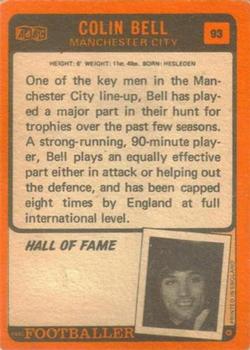 1970-71 A&BC Chewing Gum #93 Colin Bell Back