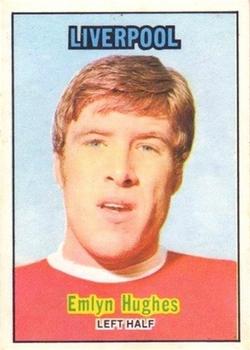 1970-71 A&BC Chewing Gum #146 Emlyn Hughes Front