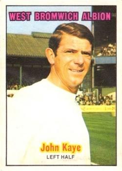 1970-71 A&BC Chewing Gum #155 John Kaye Front