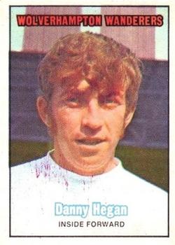 1970-71 A&BC Chewing Gum #188 Danny Hegan Front