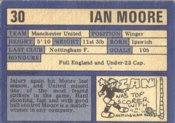 1973-74 A&BC Chewing Gum #30 Ian Storey-Moore Back