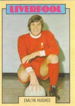 1973-74 A&BC Chewing Gum #56 Emlyn Hughes Front