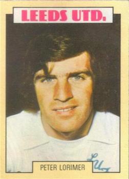 1973-74 A&BC Chewing Gum #79 Peter Lorimer Front
