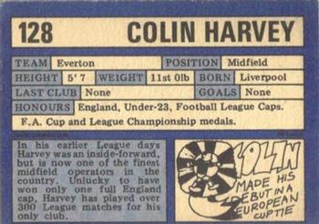 1973-74 A&BC Chewing Gum #128 Colin Harvey Back