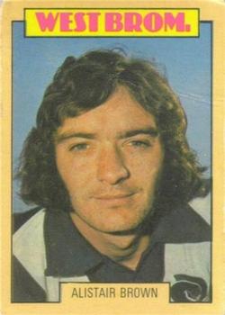 1973-74 A&BC Chewing Gum #143 Alistair Brown Front