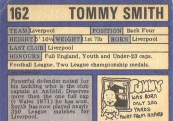 1973-74 A&BC Chewing Gum #162 Tommy Smith Back