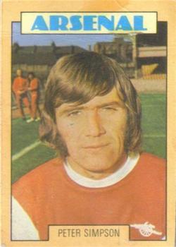 1973-74 A&BC Chewing Gum #178 Peter Simpson Front