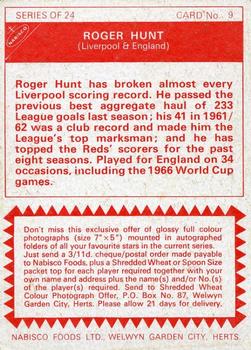 1969-70 Nabisco #9 Roger Hunt Back