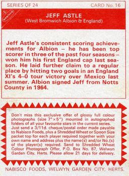 1969-70 Nabisco #16 Jeff Astle Back