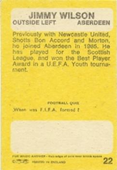 1968-69 A&BC Footballer (Scottish) #22 Jimmy Wilson Back