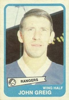 1968-69 A&BC Footballer (Scottish) #40 John Greig Front