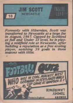 1969-70 A&BC Footballer (Scottish) #10 Jim Scott Back