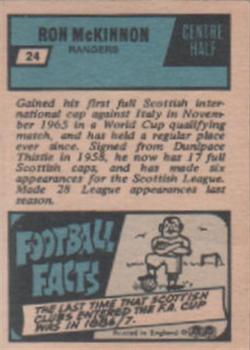 1969-70 A&BC Footballer (Scottish) #24 Ron McKinnon Back