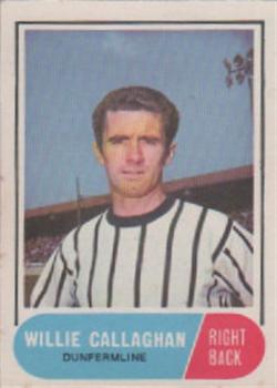 FOOTBALL A & BC CARD 1969 #14 WILLIE CALLAGHAN DUNFERMLINE PARS SCOTLAND 