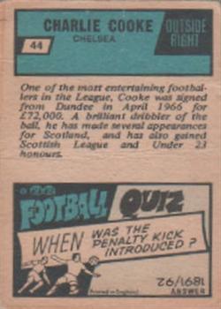1969-70 A&BC Footballer (Scottish) #44 Charlie Cooke Back