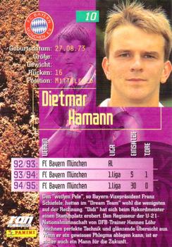 1995-96 Panini Bundesliga #10 Dietmar Hamann Back