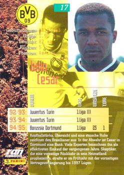 1995-96 Panini Bundesliga #17 Julio Cesar Back