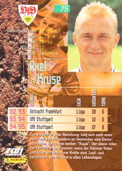 1995-96 Panini Bundesliga #75 Axel Kruse Back