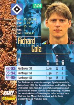 1995-96 Panini Bundesliga #144 Richard Golz Back