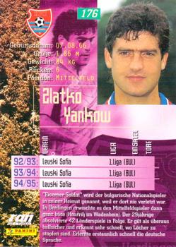 1995-96 Panini Bundesliga #176 Zlatko Yankow Back