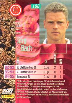1995-96 Panini Bundesliga #186 Jorg Bach Back