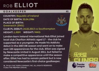 2018 Topps Platinum Premier League #61 Rob Elliot Back