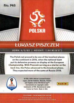 2018 Panini Prizm FIFA World Cup #148 Lukasz Piszczek Back