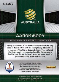 2018 Panini Prizm FIFA World Cup #272 Aaron Mooy Back