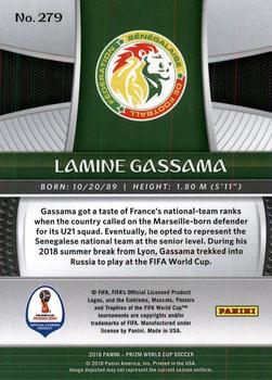2018 Panini Prizm FIFA World Cup #279 Lamine Gassama Back