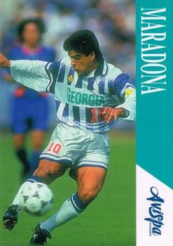 1996 J Cards #217 Maradona Front
