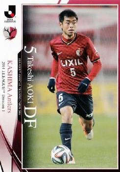 2014 Epoch J.League Official Trading Cards #12 Takeshi Aoki Front