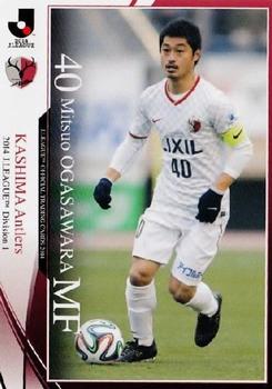 2014 Epoch J.League Official Trading Cards #22 Mitsuo Ogasawara Front