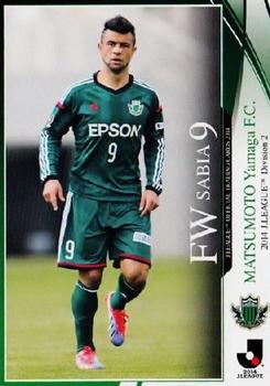 2014 Epoch J.League Official Trading Cards #302 Sabia Front