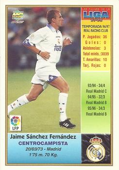 1997-98 Mundicromo Sport Las Fichas de La Liga #13 Jaime Back