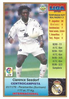 1997-98 Mundicromo Sport Las Fichas de La Liga #16 Seedorf Back