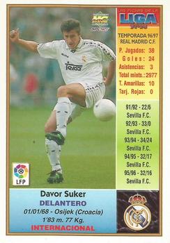 1997-98 Mundicromo Sport Las Fichas de La Liga #18 Suker Back