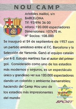 1997-98 Mundicromo Sport Las Fichas de La Liga #24 Camp Nou Back
