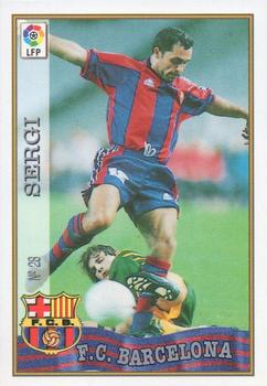 1997-98 Mundicromo Sport Las Fichas de La Liga #28 Sergi Front