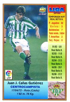 1997-98 Mundicromo Sport Las Fichas de La Liga #76a Canas Back
