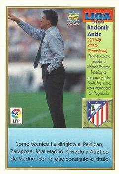 1997-98 Mundicromo Sport Las Fichas de La Liga #88 Antic Back