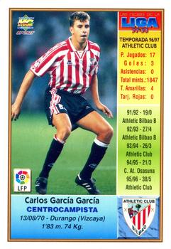 1997-98 Mundicromo Sport Las Fichas de La Liga #115 C. Garcia Back