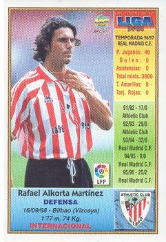 1997-98 Mundicromo Sport Las Fichas de La Liga #121 Alkorta Back
