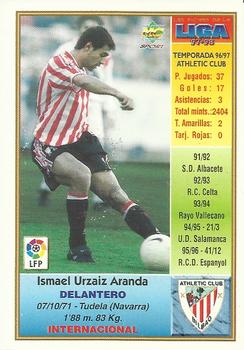 1997-98 Mundicromo Sport Las Fichas de La Liga #125 Urzaiz Back