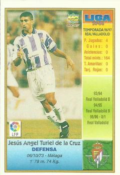 1997-98 Mundicromo Sport Las Fichas de La Liga #133b Turiel Back