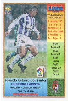 1997-98 Mundicromo Sport Las Fichas de La Liga #143 Edu Back