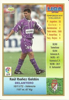1997-98 Mundicromo Sport Las Fichas de La Liga #144a Raul Back