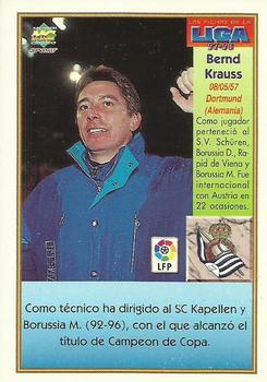1997-98 Mundicromo Sport Las Fichas de La Liga #151 Krauss Back